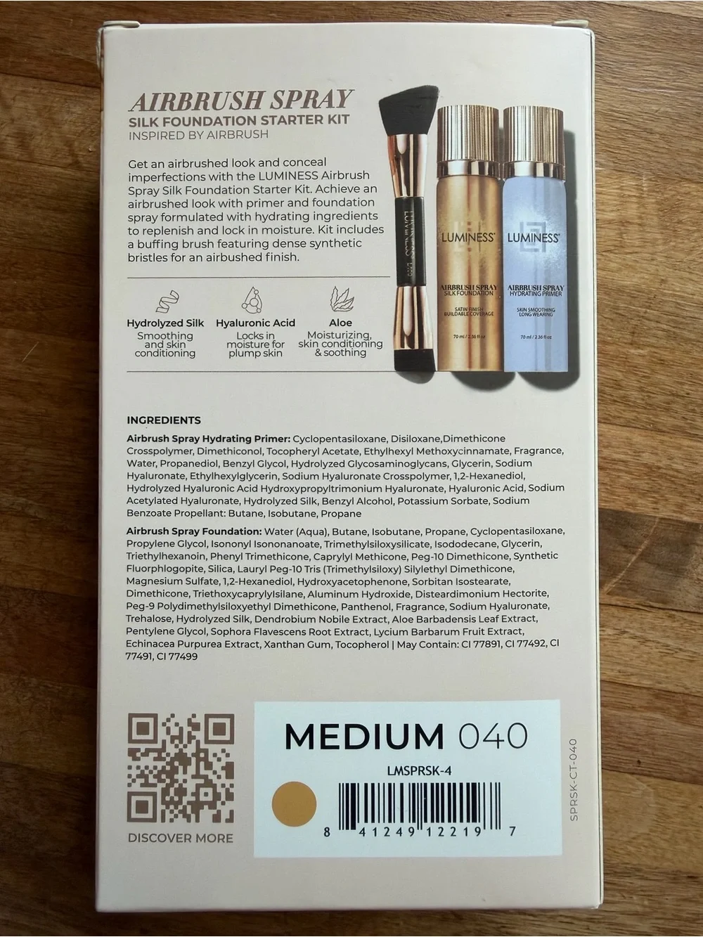 Luminess Airbrush Foundation,Primer, and brush set.